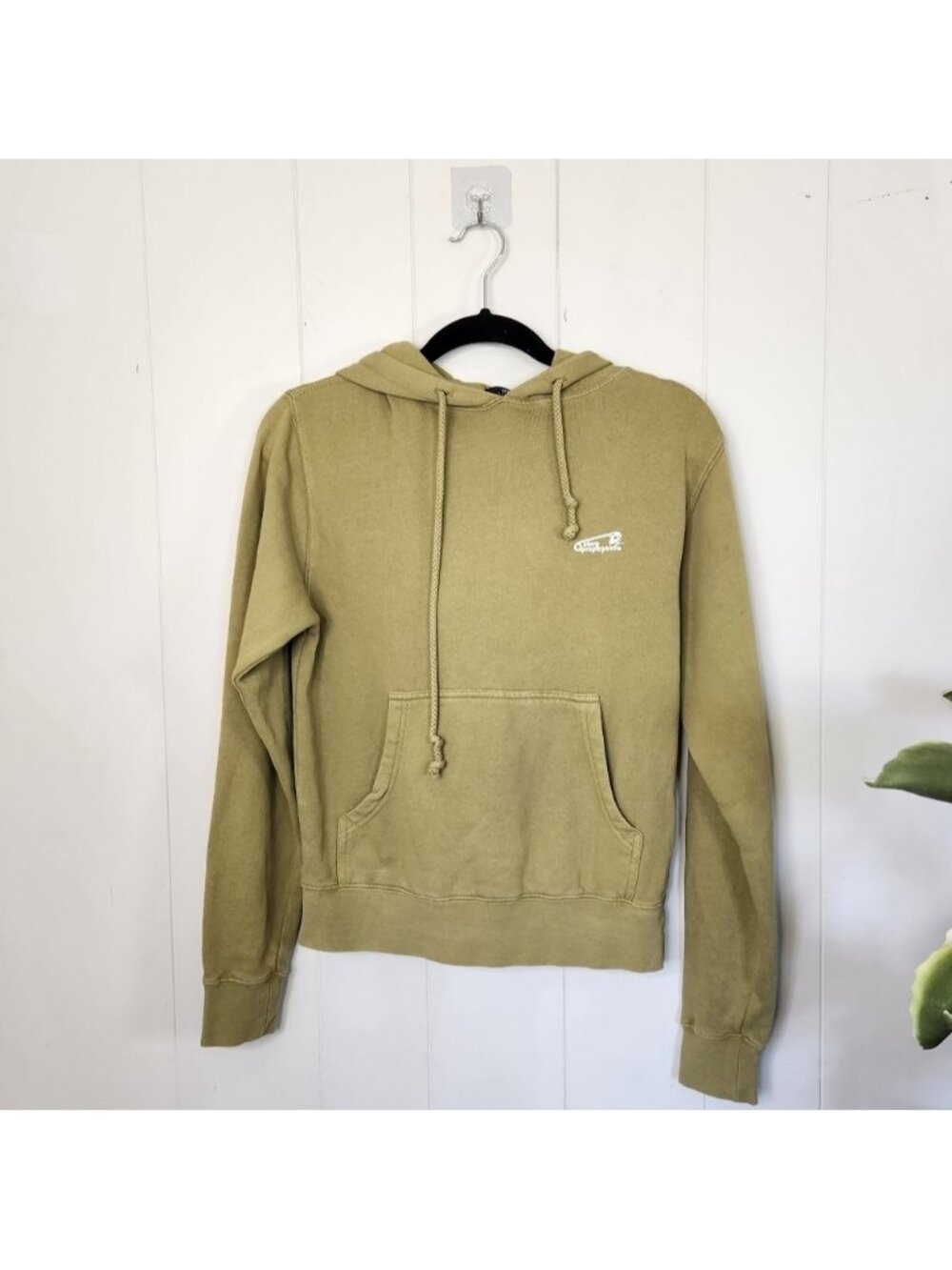 Obey Propaganda Safety Pin Green Hoodie Sweatshirt Streetwear Loungewear Casual